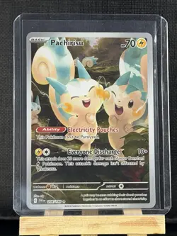 Pokemon TCG Pachirisu 208/198 SV01 Scarlet & Violet IR Full Art Holo EN 70 HP - Image 1