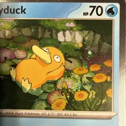 Psyduck 007 *Swirl* Mega Evolution Cosmos Holo Black Star Promo Pokemon TCG NM - Image 2