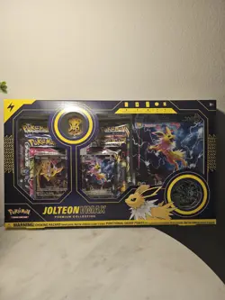 2022 Pokemon TCG Jolteon VMAX Premium Collection Box Factory Sealed - Image 1