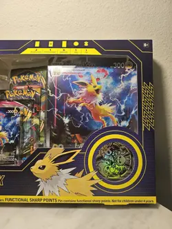 2022 Pokemon TCG Jolteon VMAX Premium Collection Box Factory Sealed - Image 3