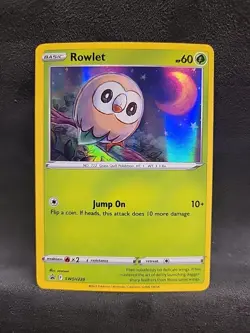 Rowlet SWSH220 Sword And Shield Black Star Promo Pokemon Holo Pokemon - Image 1
