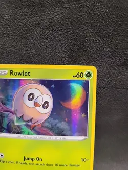 Rowlet SWSH220 Sword And Shield Black Star Promo Pokemon Holo Pokemon - Image 3