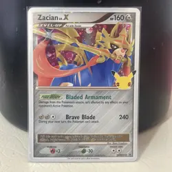 Zacian LV. X SWSH135 Holo Promo Sword & Shield Promo Pokemon Near Mint - Image 1