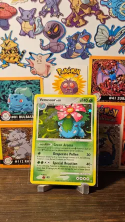 Pokemon TCG Venusaur 13/147 Supreme Victors Holofoil w/swirl - Moderately Played - Image 1