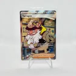 Tarragon 106/108 Full Art Holo Ultra Rare Trainer Supporter - Pokemon TCG POR - Image 1
