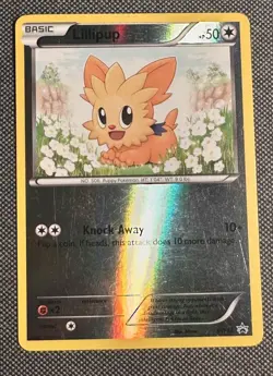Lillipup BW52 Black Star Promo Reverse Holo Pokemon TCG NM - Image 1