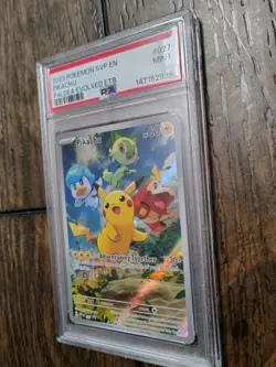 Pikachu Pokemon Svp En-Sv Black Star Promo 027 NM PSA 9 - Image 2