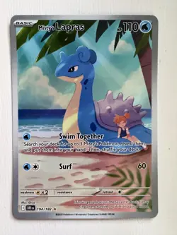 Pokemon TCG Misty's Lapras 194/182 Sv10: Destined Rivals Holo Pack Fresh - Image 1