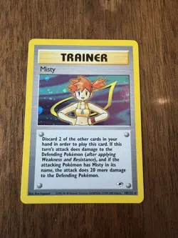 Pokemon TCG Misty Gym Heroes 18/132 Holo - Image 1