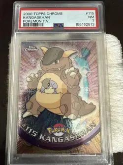 2000 Topps Chrome Kangaskhan PSA 7 Pokemon T.V. #115 - Image 1