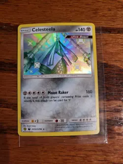 Pokemon TCG Celesteela Hidden Fates SV32/SV94 Holo Shiny Holo Rare - Image 1