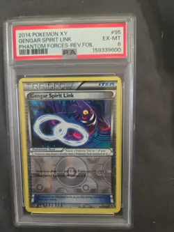 Pokemon TCG PSA Gengar Spirit Link - Image 1