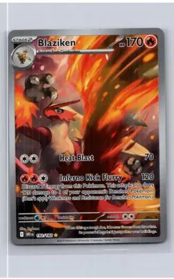 Blaziken 192/182 Illustration Rare Destined Rivals Pokemon Holo Near Mint - Image 1