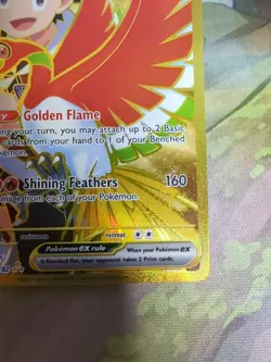 Pokemon TCG Ethan's Ho-Oh EX Gold Holo Card 239/182 Sv10: Destined Rivals - Image 5