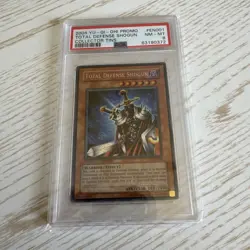 YU GI OH PSA 8 TOTAL DEFENSE SHOGUN CT1-EN001 LIMITED ED. PROMO COLLECTOR TINS - Image 1