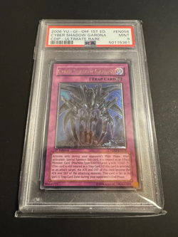 YU GI OH PSA 9 CYBER SHADOW GARDNA CDIP-EN058 1st FIRST EDITION ULTIMATE RARE - Image 1