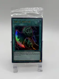 Axe Of Despair Yugioh Sealed Promo LART-EN051 Ultra Rare Lost Art Promotion - Image 2