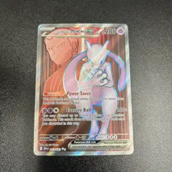 Team Rocket's Mewtwo ex SR 114/098 Glory of Team Rocket Pokemon Card Japanese - Image 1