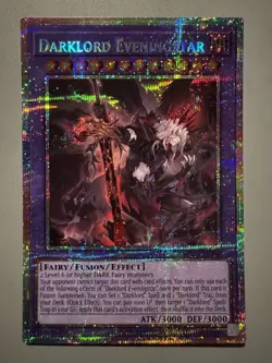 YUGIOH DARKLORD EVENINGSTAR (FUSION) ASIA ENGLISH EDITION BPRO-AE036 PSER - Image 1