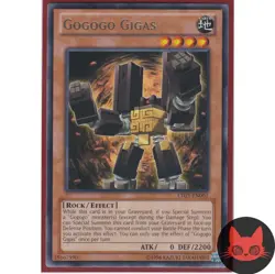 Yugioh Gogogo Gigas LTGY-EN002 Rare NM - Image 1