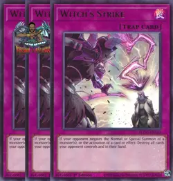 Yugioh! 3x Witch's Strike BLGG-EN133 Ultra Rare 1st Ed NM - Image 1