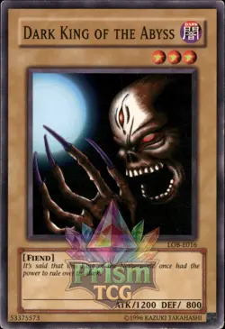 Dark King of the Abyss LOB-E016 Yugioh - Image 1