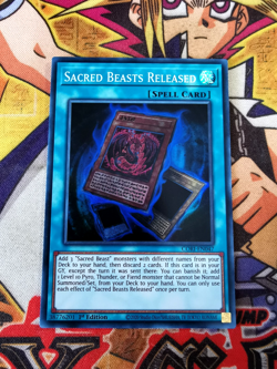 Sacred Beasts Released cori-en047 1st Edition (NEW) Super Rare Yu-Gi-Oh! - Image 1