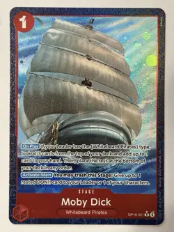 Moby Dick OP16-021 Alt Art Foil The Time of Battle One Piece English NM - Image 1
