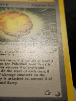 Gold Berry Uncommon Trainer Card Neo Genesis 93/111 MP - Image 5