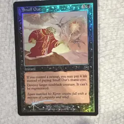 Magic: The Gathering Snuff Out Mercadian Masques Foil English #162 - Image 1