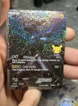 Pokemon TCG Zekrom Celebrations Classic Collection Holo Card 114/114 - Image 1