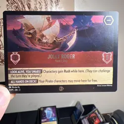 Jolly Roger - Hook's Ship 27 Disney Lorcana Promo Cards Cold Foil - Image 1