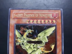 Yugioh - Sacred Phoenix of Nephthys FET-EN005 Ultimate Rare 1st Edition - Image 2