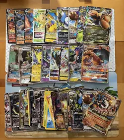 Pokemon Card Full Art Alt Art Promo Jumbo Fire Charizard Dragonite - Image 1