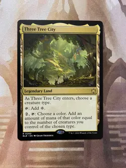 MTG - THREE TREE CITY [BLB] -EX/NM [+ FREE BOOSTER!] - Image 1