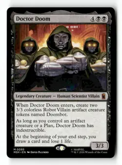 Doctor Doom 95 Mythic MTG MSH NM - Image 2