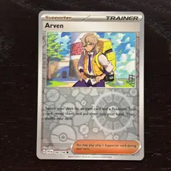 Arven 166/198 Pokemon Scarlet & Violet Base Set Reverse Holo Uncommon NM - Image 1