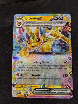 Jolteon ex 030/131 Sv: Prismatic Evolutions Holo Double Rare Pokemon Tcg - Image 1