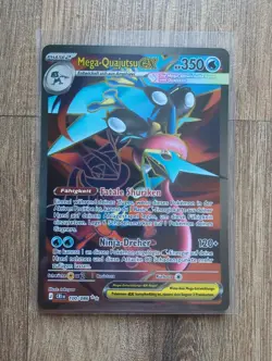 Pokemon TCG Mega-Quajutsu ex CRI 100/086 Deutsch NM UR Wachsendes Chaos - Image 1