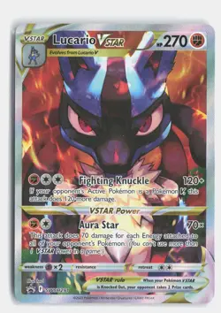 Lucario VSTAR SWSH291 Holo Promo Sword & Shield Promo Pokemon Holo Near Mint - Image 1