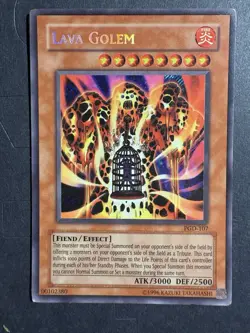 Yugioh Lava Golem PGD-107 Secret Rare HP - Image 1