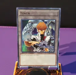 Konami Yu-Gi-Oh! Token: Kaiba LDK2-ENT02 Legendary Decks II Ultra Rare Holo - Image 1