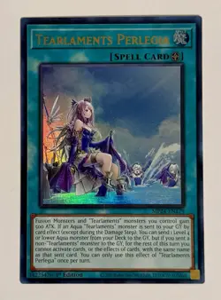 Tearlaments Perlegia Ultra Rare Dueling Mirrors 1st Edition MP24-EN179 Yugioh LP - Image 1