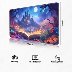 Lorcana Playmat for TCG Free Storage Bag Size 24X14IN Protective Mats DSN102823 - Image 2