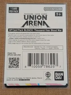 Union Arena Action Point Bleach Ichigo Kurosaki Foil AP Pack Sealed NYCC Promo - Image 2