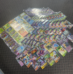 100+ LOT OF NINTENDO POKEMON JUMBO TCG CARDS CHARIZARD SYLVEON ALAKAZAM SLEEVED - Image 2