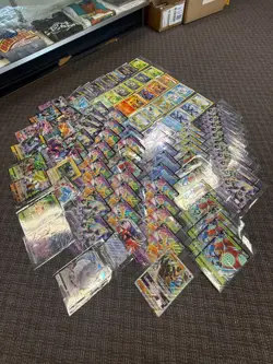 100+ LOT OF NINTENDO POKEMON JUMBO TCG CARDS CHARIZARD SYLVEON ALAKAZAM SLEEVED - Image 4