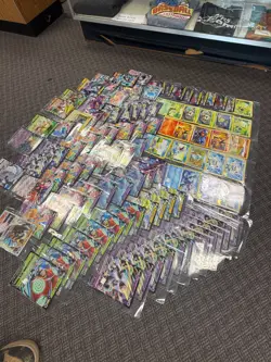 100+ LOT OF NINTENDO POKEMON JUMBO TCG CARDS CHARIZARD SYLVEON ALAKAZAM SLEEVED - Image 5