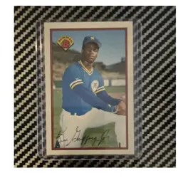 Bowman 1989 Ken Griffey Jr Rookie Card #220 Seattle Mariners Baseball - Image 1