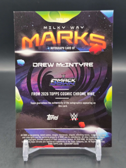2026 Cosmic Chrome WWE Milky Way Marks Orange Drew McIntyre On-Card Auto /25 - Image 2